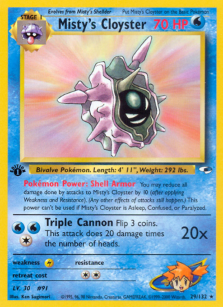 Misty's Cloyster 29 / 132