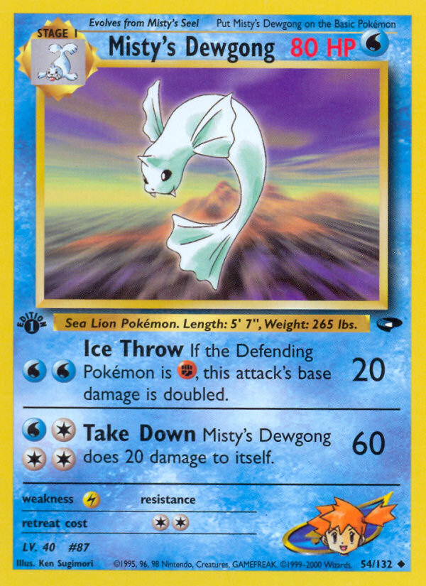 Misty's Dewgong 54 / 132