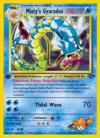 Misty's Gyarados 13 / 132