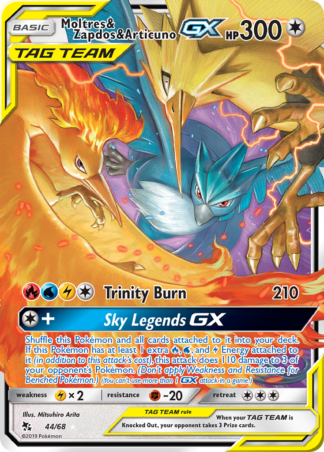 Moltres & Zapdos & Articuno-GX 44 / 68