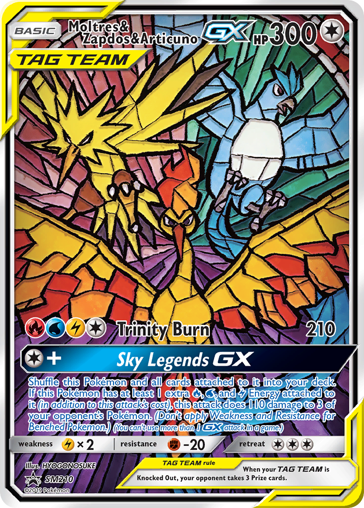 Moltres & Zapdos & Articuno-GX SM210 / 248