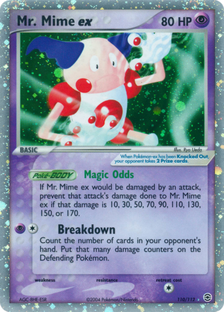 Mr. Mime ex 110 / 112