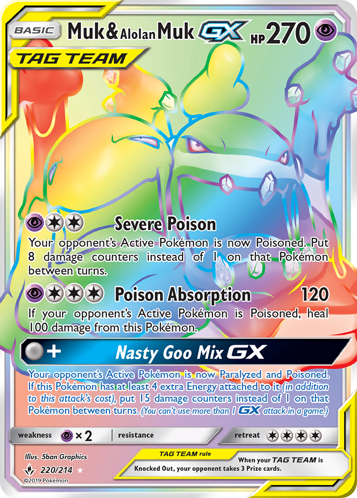 Muk & Alolan Muk-GX 220 / 214