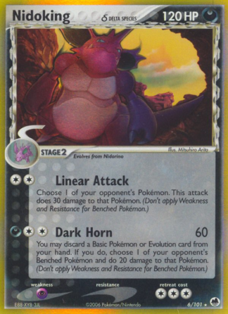 Nidoking δ 6 / 101
