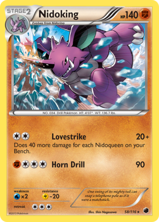 Nidoking 58 / 116