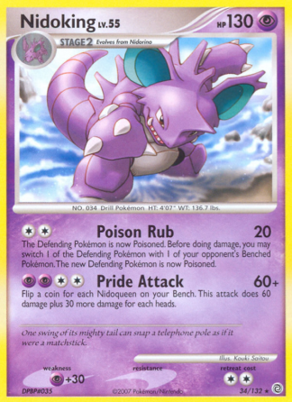 Nidoking 34 / 132
