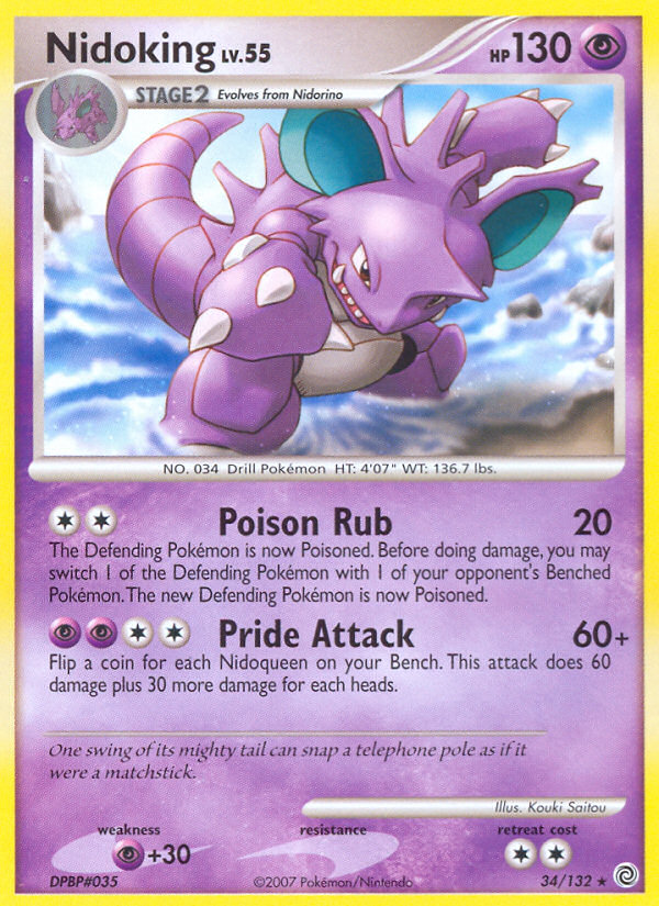 Nidoking 34 / 132