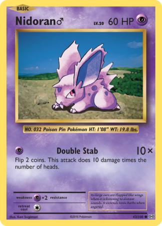 Nidoran ♂ 43 / 108