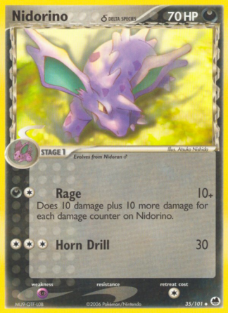 Nidorino δ 35 / 101