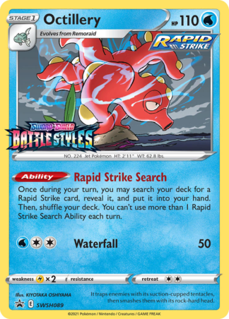 Octillery SWSH089 / 307