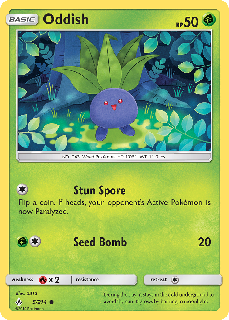 Oddish 5 / 214