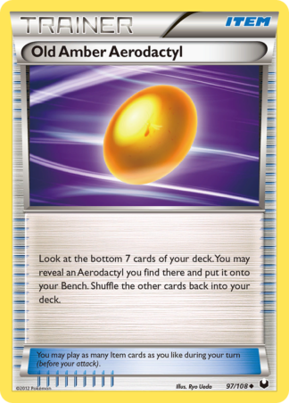 Old Amber Aerodactyl 97 / 108