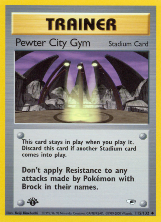Pewter City Gym 115 / 132