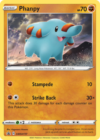 Phanpy SWSH117 / 307