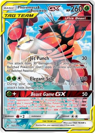 Pheromosa & Buzzwole-GX 192 / 214