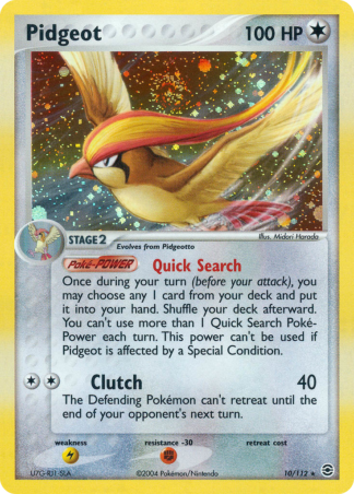 Pidgeot 10 / 112