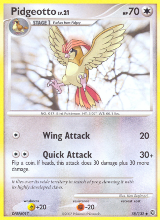 Pidgeotto 58 / 132