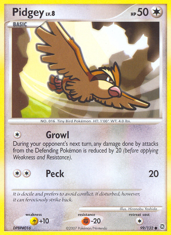 Pidgey 99 / 132