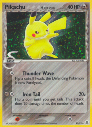 Pikachu δ 93 / 92