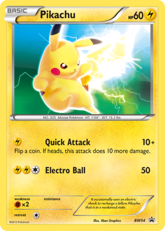 Pikachu BW54 / 101