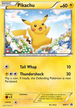Pikachu BW77 / 101