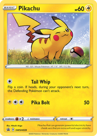 Pikachu SWSH039 / 307