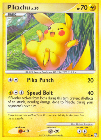 Pikachu 70 / 100