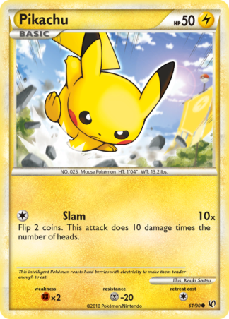 Pikachu 61 / 90