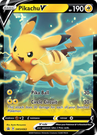 Pikachu V SWSH063 / 307