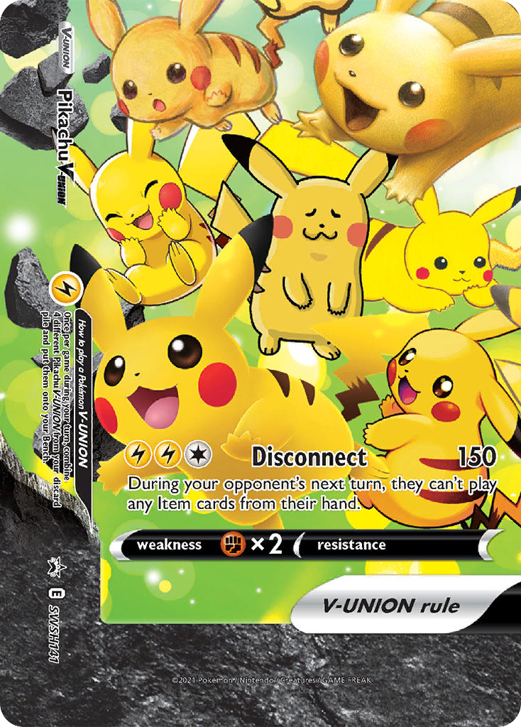 Pikachu V-UNION SWSH141 / 307