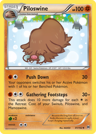 Piloswine 81 / 162