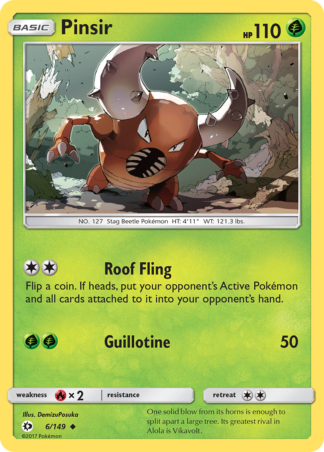 Pinsir 6 / 149