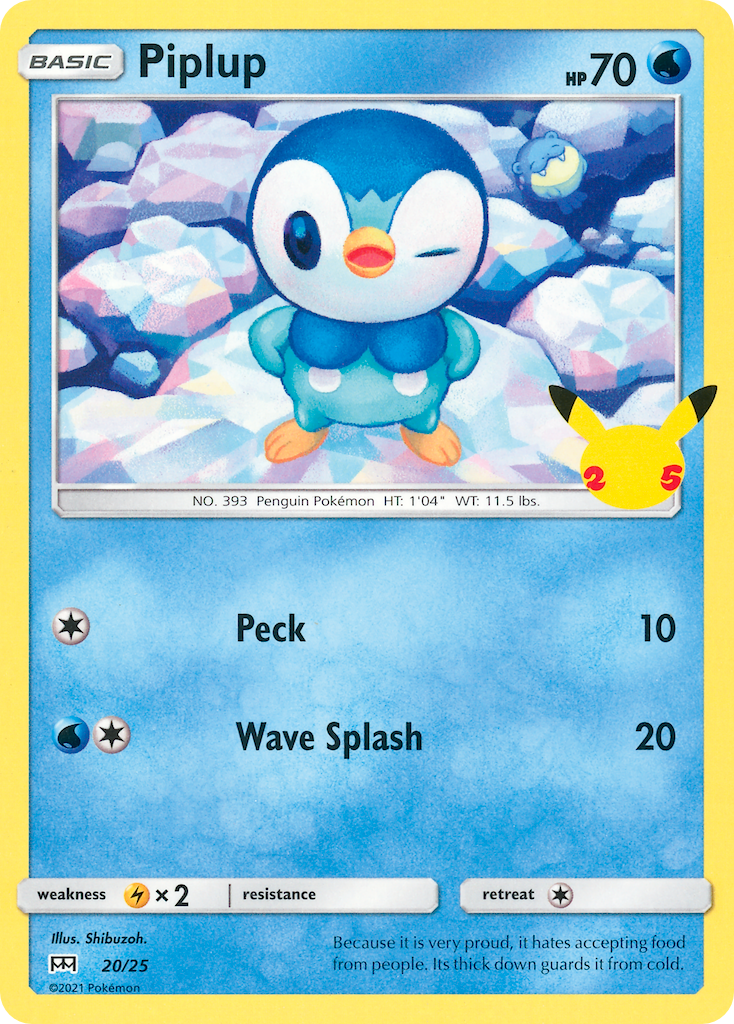 Piplup 20 / 25