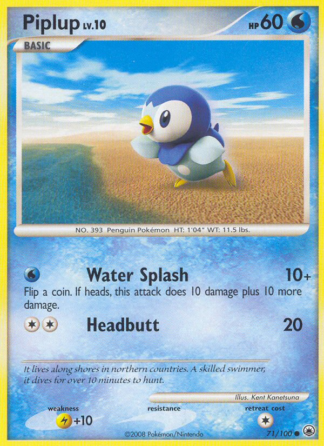 Piplup 71 / 100