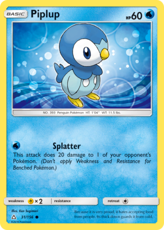 Piplup 31 / 156