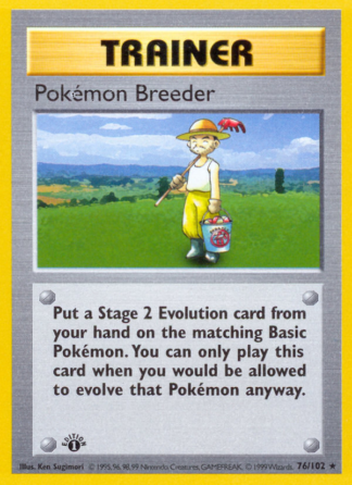 Pokémon Breeder 76 / 102