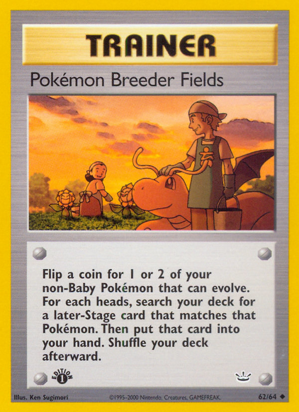 Pokémon Breeder Fields 62 / 64
