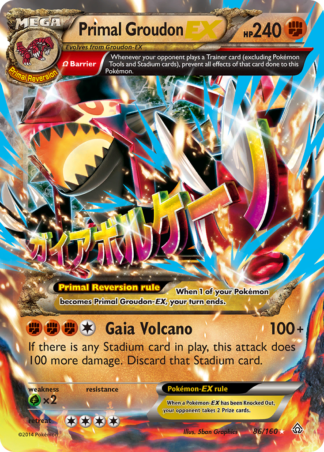 Primal Groudon-EX 86 / 160