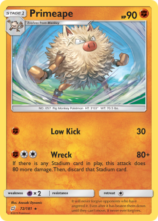 Primeape 72 / 181