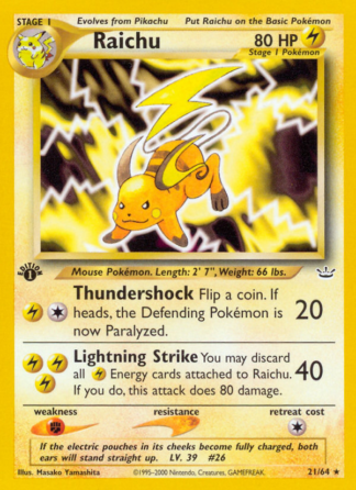 Raichu 21 / 64