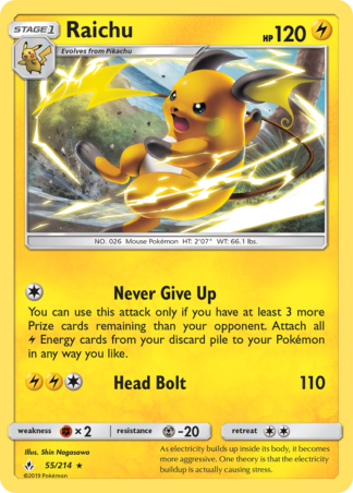Raichu 55 / 214