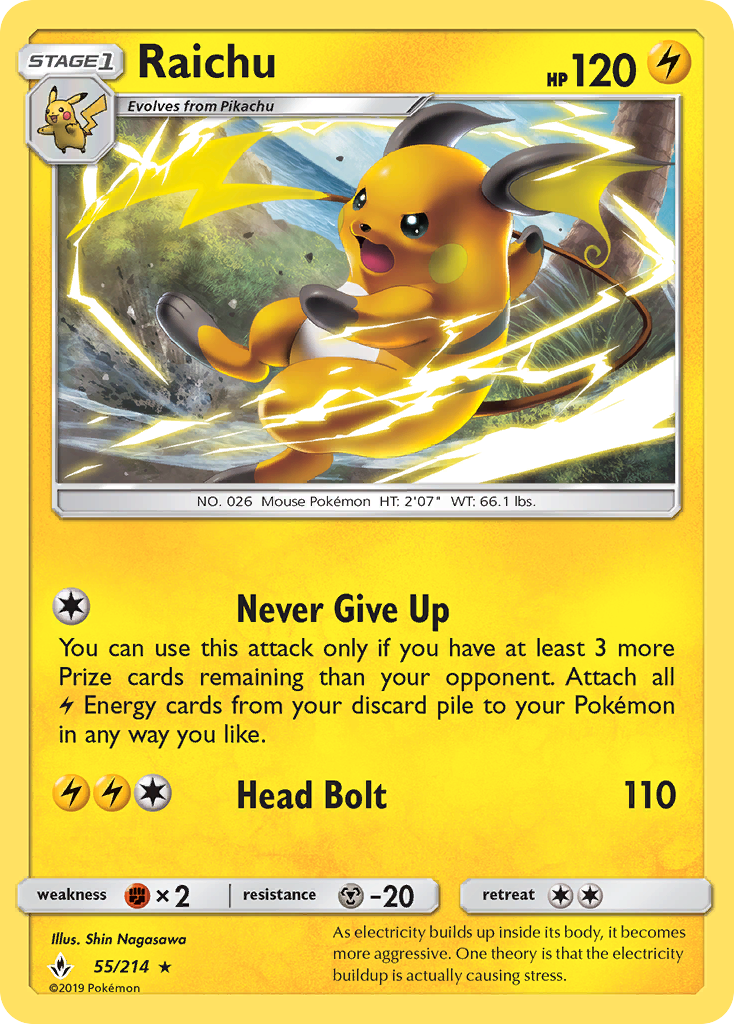 Raichu 55 / 214