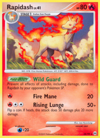 Rapidash 28 / 99