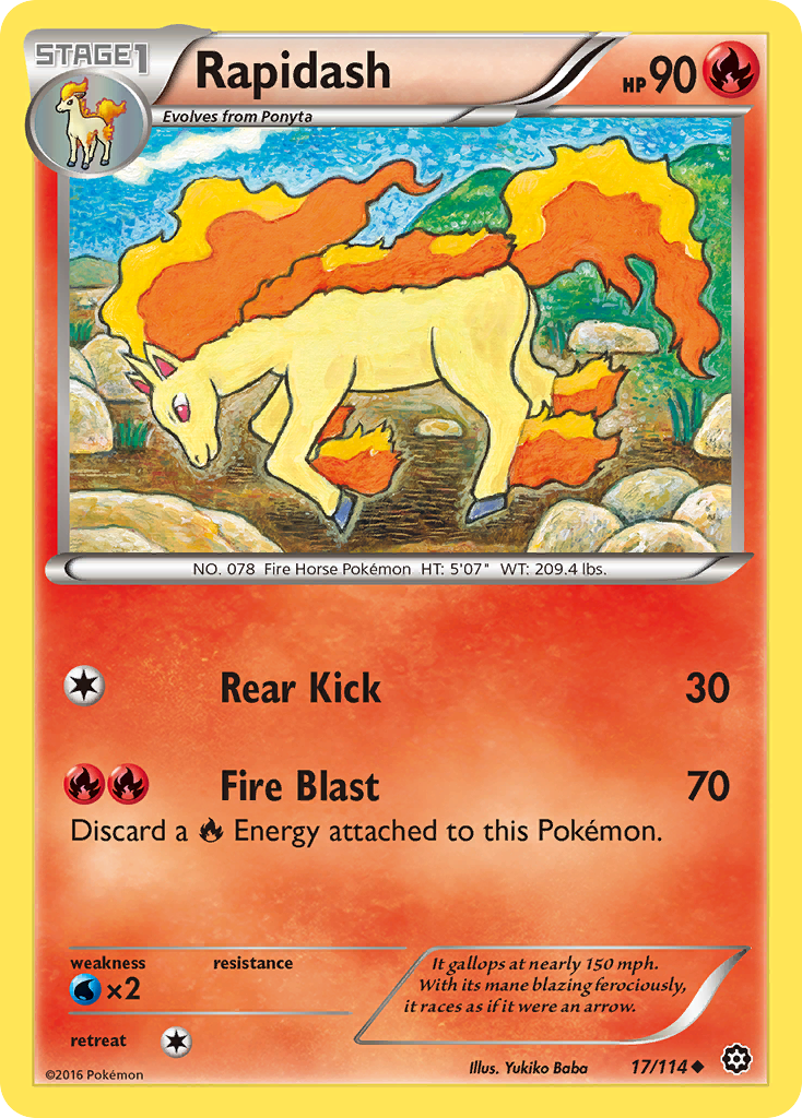 Rapidash 17 / 114