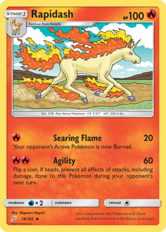 Rapidash 18 / 181