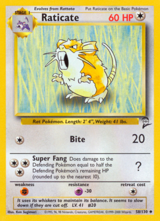 Raticate 58 / 130