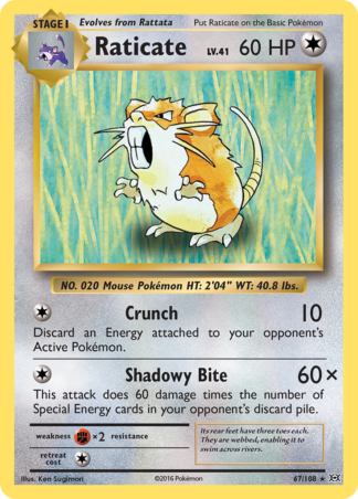 Raticate 67 / 108