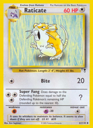 Raticate 61 / 110