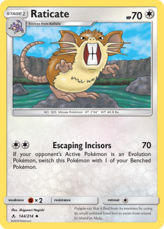 Raticate 144 / 214