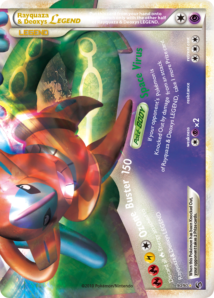 Rayquaza & Deoxys LEGEND 90 / 90